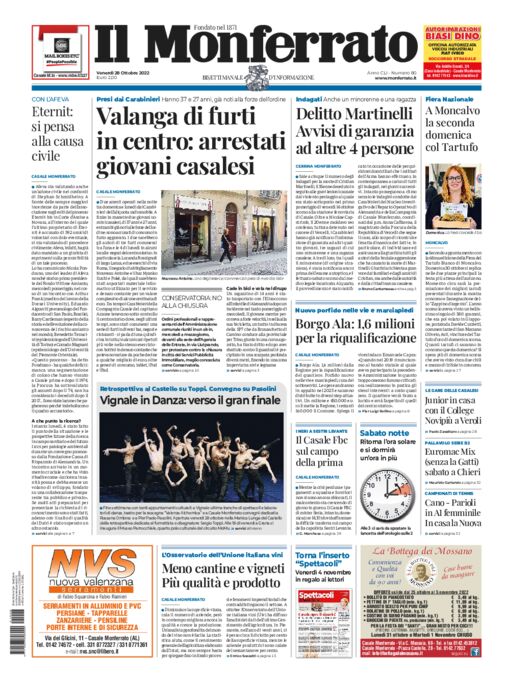 Il Monferrato - Edizione 80 del 28/10/2022